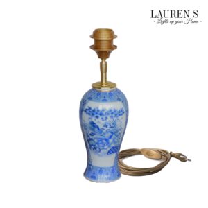 Tafellamp Blauw Chinees Porselein Set van 2 Chinese Lampen Vintage Chinoiserie | Lauren S