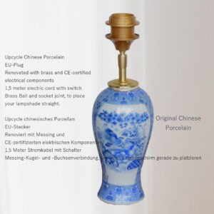 Tafellamp Blauw Chinees Porselein Set van 2 Chinese Lampen Vintage Chinoiserie | Lauren S