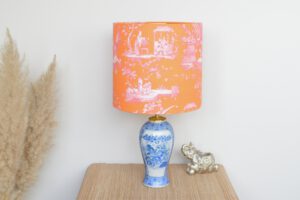 Lamp Blauw Chinees Porselein Tafellamp Upcycle en Handgemaakt Lampenvoet | Lauren S