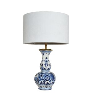 Tafellamp Set van 2 Delftsblauwe Lampen, Schemerlamp keramiek Blauw Wit | Lauren S