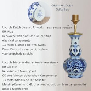 Tafellamp Set van 2 Delftsblauwe Lampen, Schemerlamp keramiek Blauw Wit | Lauren S