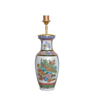 Tafellamp Kobaltblauw Chinoiserie Grote Chinese lamp, Handgemaakt | Lauren S