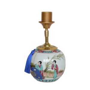 Tafellamp Gemberpot Lamp Famille Rose Vintage Stijl, Chinees Porselein | Lauren S