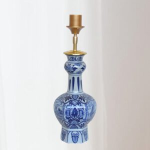 Tafellamp Delftsblauw Jugendstil Lamp Delft Porselein Upcycle Blauw - Wit | Lauren S