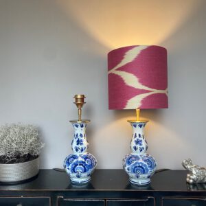 Tafellamp Set van 2 Delftsblauwe Lampen, Schemerlamp keramiek Blauw Wit | Lauren S