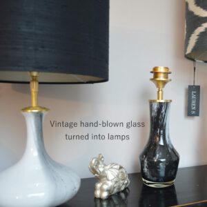 vintage glas handgeblazen