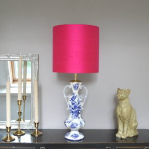 lamp keramiek blauw wit