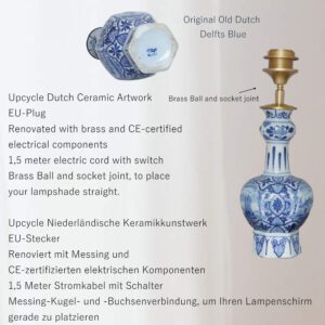 uitleg over delfts blauw jugendstil lamp