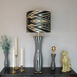 XL lamp met kleinere lamp ernaast